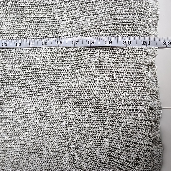 EILEEN FISHER Loose Knit/Knit Open Cardigan/ Size L - Picture 9 of 12